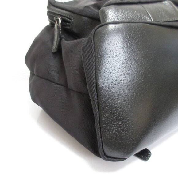 Gucci Nylon Leather Backpack Black main image 11